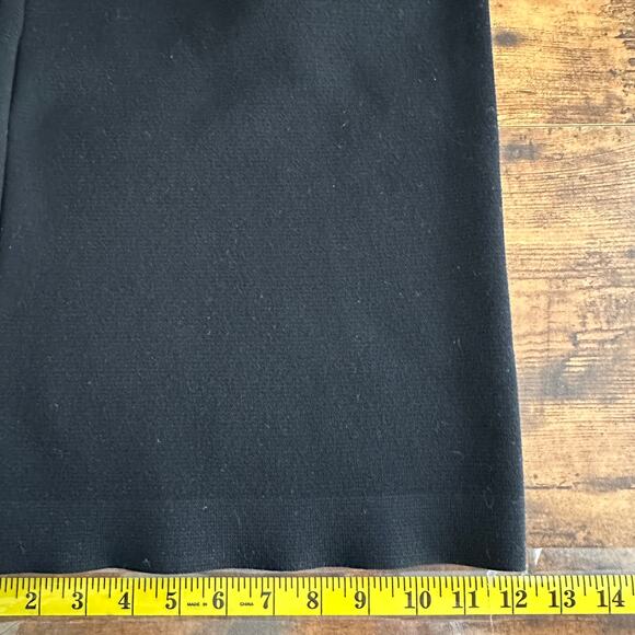 Zara Knit Pants Small Wide Leg Crop Black Loungewear Comfort Waist - Picture 6 of 9